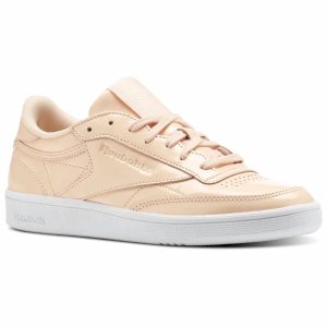 Reebok Club C 85 Patent Turnschuhe Damen - Rosa/Weiß - DE 615-XFL